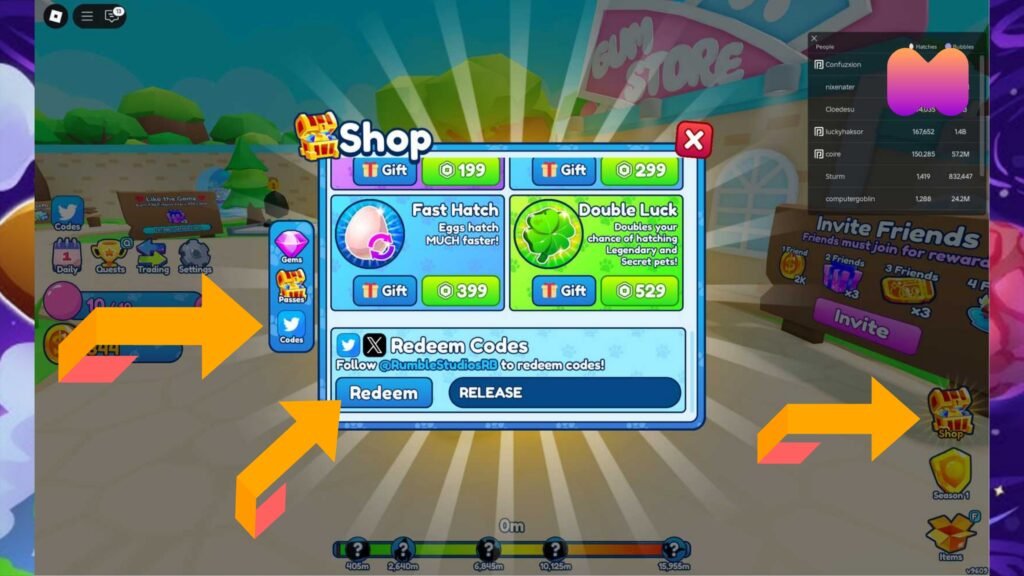 Bubble Gum Simulator INFINITY Codes